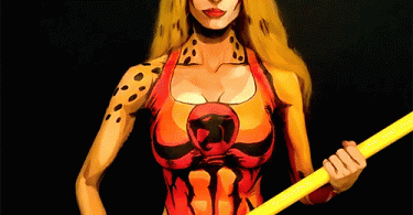 cheetara5 bodypaint geek Kay Pike