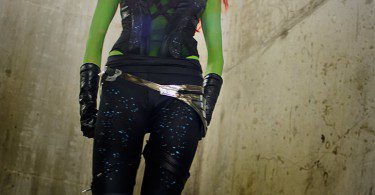 gamora guardians of the galaxy bodypaint geek Kay Pike