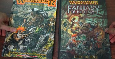 V1 et V4 du jeu de rôle warhammer fantasy