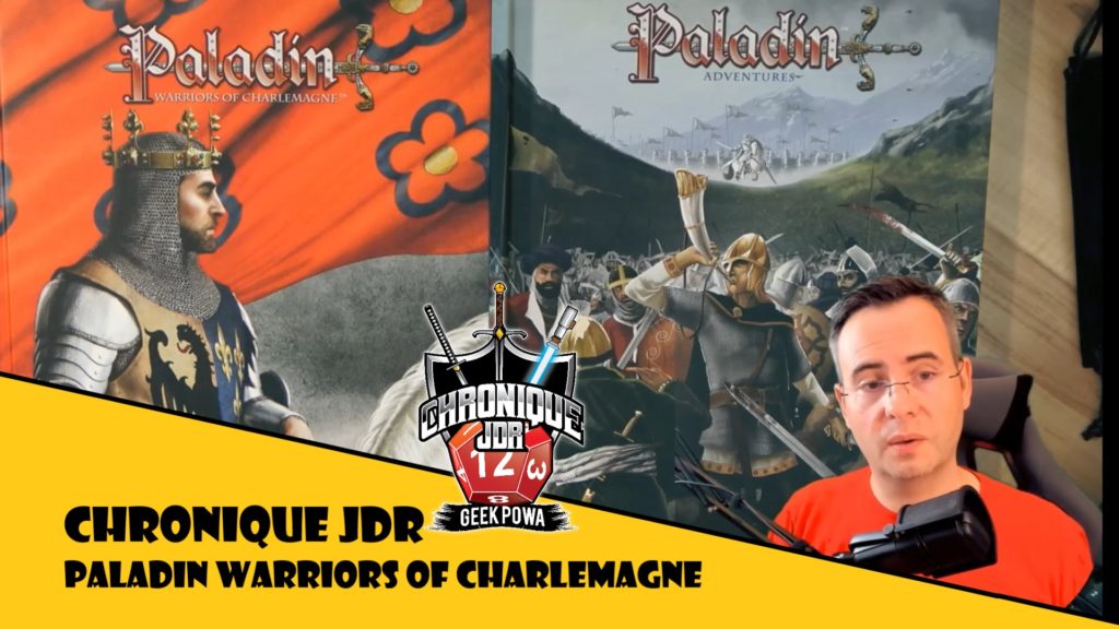 fletch présente la vo du jeu de rôles Paladin les guerriers de charlemagne