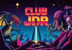 affiche vintage de club de jdr