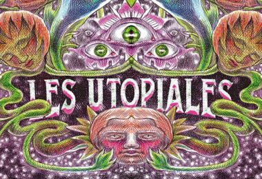 Affiche des utopiales 2024 par l'illustratrice et autrice Emil Ferris, célèbre pour son roman graphique Moi, ce que j'aime, c'est les monstres.