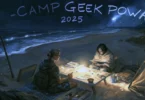 Camp Geek Powa deux rolistes au bord de la plage